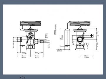 Valvă de expensiune Danfoss, TUA