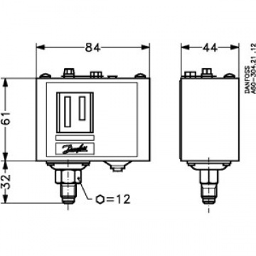 Presostat Danfoss KP