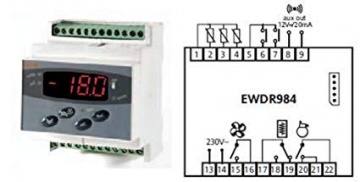 Termostat digital Eliwell EWDR 984