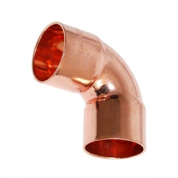 Copper elbow 90 degrees F/F - 12 mm