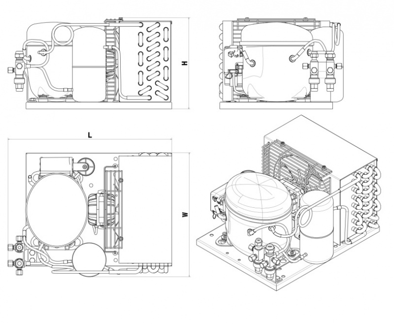 Cubigel condensing unit CGL90TB (R134a) | DTN Group | DTN Group ...