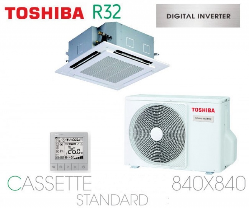 AC digital inverter Toshiba Cassette 28000 BTU | DTN Group | DTN Group ...