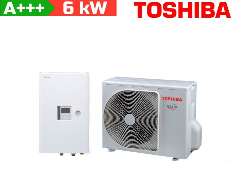Air-water heat pump Toshiba ESTIA Split R32 6 kW | DTN Group | DTN Group -  Echipamente frigorifice și de climatizare